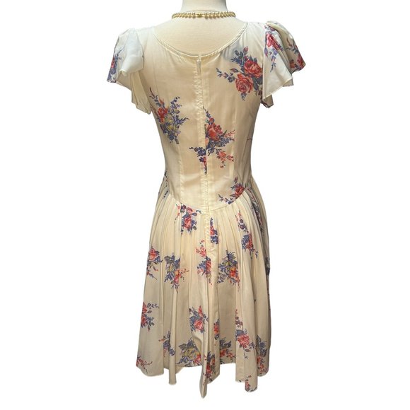 Charter Club Dresses Vintage Cream Floral Dress Poshmark